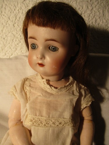 Antike porzellankopfpuppe - antike,