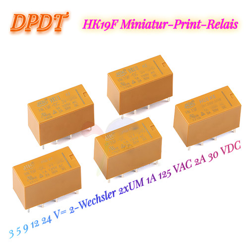 Hk19f miniatur print relais - hk19f, 3