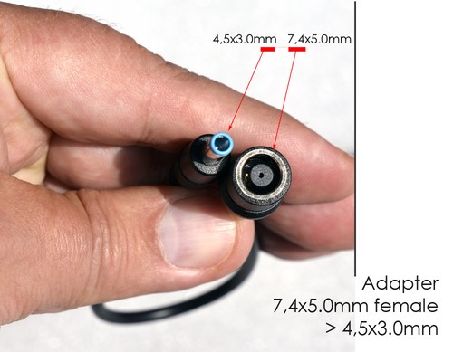 Adapter 4x5 0mm - adapter, hp
