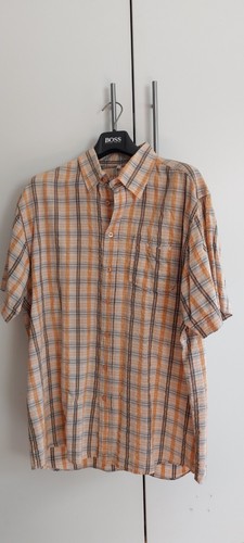 Camp david kurzarm hemd orange - camp,