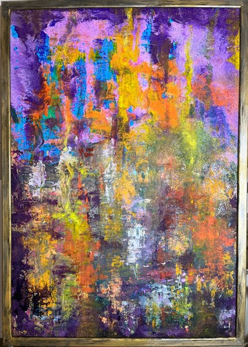 Acryl bild abstrakte malerei - bild,