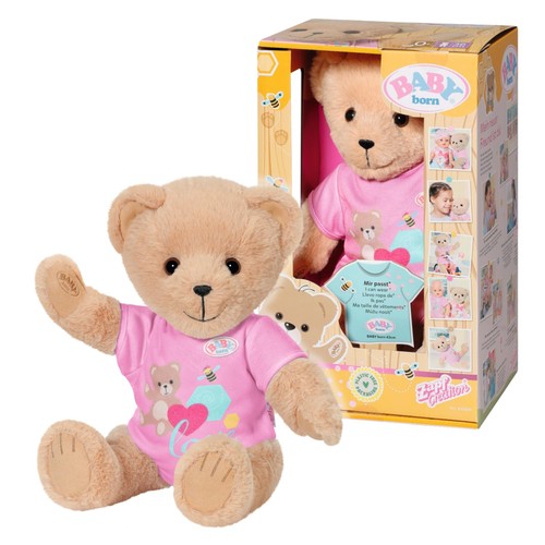 Baby born bär pink teddy - bär,