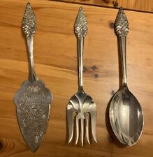 Vorlegebesteck Servierbesteck Set Weinachten Versilbert Tortenheber Gabel Löffel