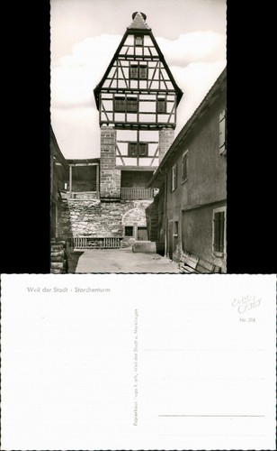 Ansichtskarte weil der - der, stadt