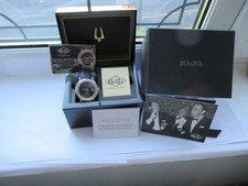 The Rat Pack Limited Edition Bulova Uhr UVP 599£ Brandneu 96B406 Full Set.