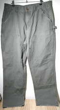 ❤️CARHARTT GRAUE ARBEITSHOSE JEANS GRÖßE  37 / 30  GERNE GETRAGEN STABILE KLASSE