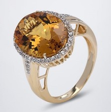 Schmuck Ring 585er Gelbgold