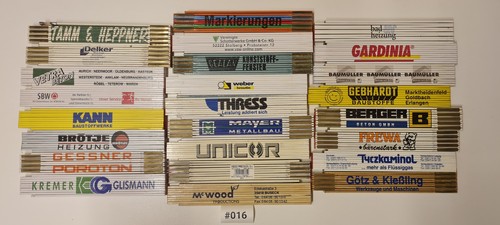 Zollstock sammlung stück - sammlung,