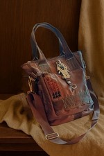 George Gina & Lucy GGL Tasche Little Sushi in Braun/Olive & Türkis ?