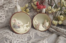 Mäuse Paar in Tasse  hängen