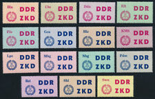 DDR-Dienst, MiNr. C 1-15, tadellos postfrisch, Mi. 40,-