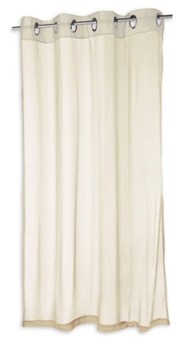 Voile dekoschal ösen uni - Ösen,
