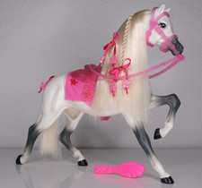 Mattel Barbie Pferd - Sparkle Beauties - Pink Crystal - Fliegenschimmel+ Zubehör