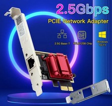 2,5 Gbit PCIe Netzwerkkarte RTL8125B Realtek 2.5G LAN Ethernet Interface 2.5Gbps