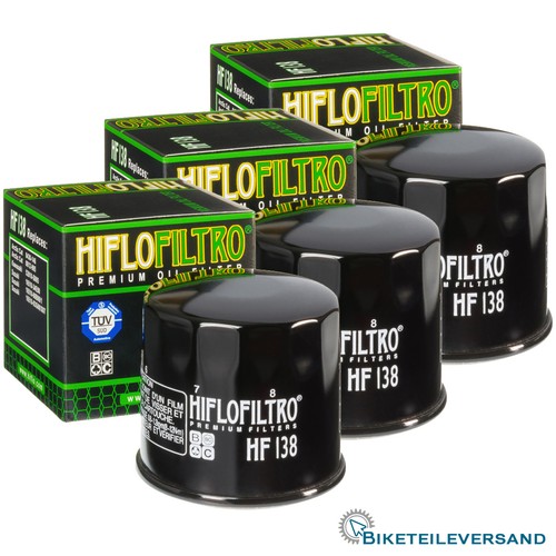 Hiflo premium ölfilter - 3x,