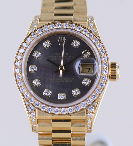 Rolex uhr datejust 18k - rolex,