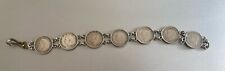 Münzarmband England antik 3 Pence Silber 1936 King George IV Geldmünzen 241028