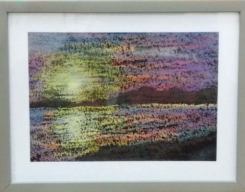 Original pastellzeichnung - original,