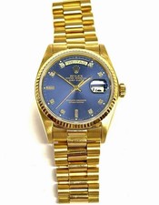 Rolex Day-Date Automatik Uhr 18K Gelbgold President 1979 Ref. 18038 Diamond 134g