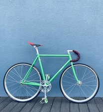 Cinelli Gazzetta 54 Pista Fixed Gear Bike Green Columbus Steel Frame Italy Made