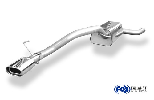 Fox sportauspuff 1x135x80mm - fox,
