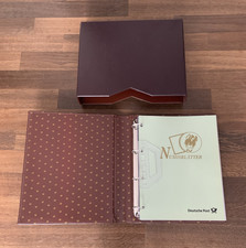 NUMISBLATT ALBUM DEUTSCHE POST + SCHUBER + 20 HÜLLEN FÜR NUMISBLÄTTER