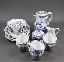 Hutschenreuther 21-tlg. Kaffeeservice Zwiebelmuster