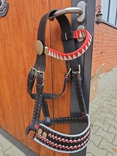 Showhalfter Lederhalfter Schwarz Leder Kaltblut Groß Warmblut Groß Halfter XFull