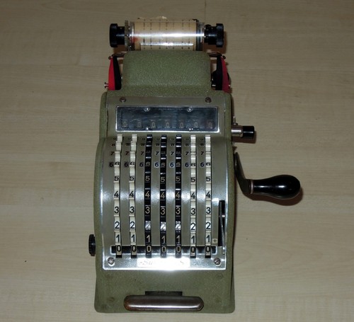 Mechanische rechenmaschine mit - mechanische,