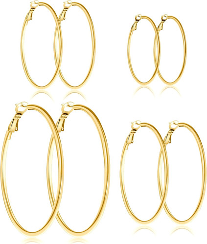 Paar ohrringe gold - ohrringe, creolen