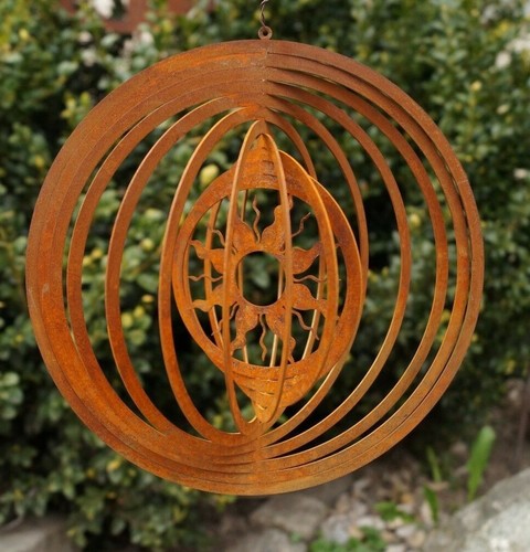 Edelrost windspiel sonne - edelrost,