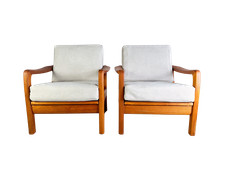 2er Set Midcentury Sessel J. Kristensen Teak Vintage danish