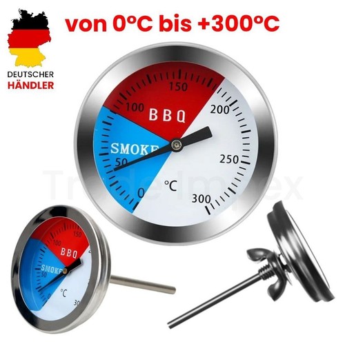Bbq grill thermometer 300 - thermometer, 0-300°c