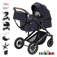 Daliya® FLEXI-PRO M 2in1 Kinderwagen Buggy Kombi-Kinderwagen klappbar 