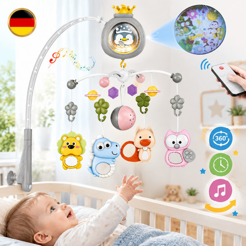 Drehbar babybett mobile - drehbar,