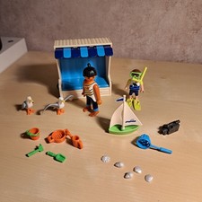 Playmobil 3660 Strandkorb Möwen Kind Mutter Kamera Strandkorb