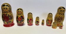Matroschka / Matrjoschka / Babuschka: 9 Figuren aus Holz