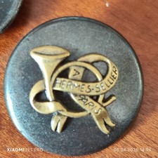 Hermès Jagdhorn Knopf Metall