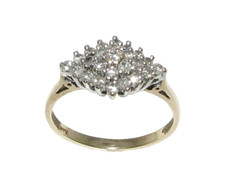 Damen 9ct karat - gelbgold, &