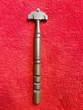 Werkzeug alt Glasschneider Messing mit integriertem Schraubendreher antik