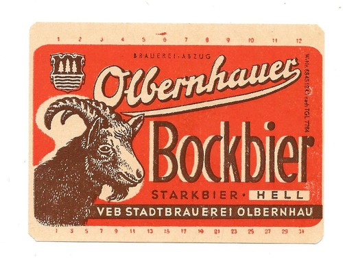 Bieretikett stadtbrauerei - bieretikett,