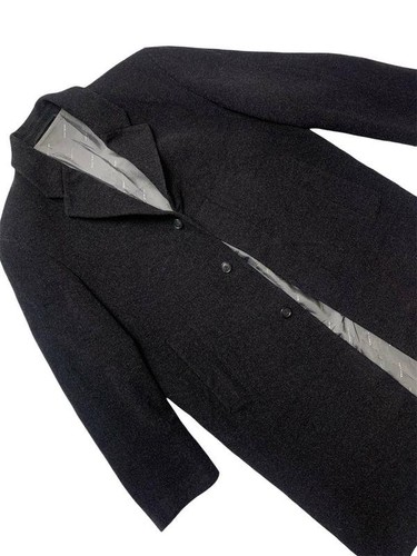 Men westbury coat grey wool - coat,