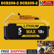 Akku 18V 5,0 Ah XR Li-Ion Für DeWalt Batterie DCB182 DCB205-2 DCB200-2 DCB184 ??