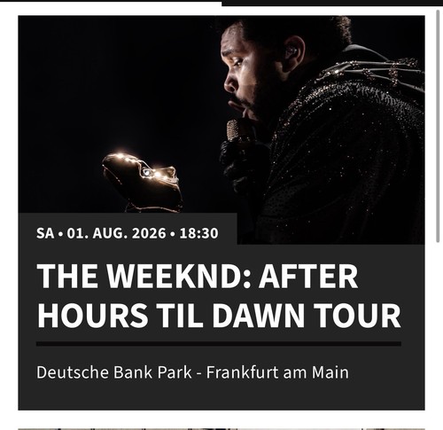 The weeknd tickets golden - x,