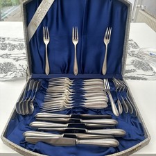 WMF 100 Patent nirosta  Silber Set Besteck, Messer, Gabel, Löffel, Kuchengabel