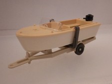 ⛔Motorboot Anhänger beige
