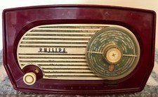 SELTENE RÖHRENRADIO PHILIPS PHILETTA BF 102 A, RESTAURIERT B.J. 1956
