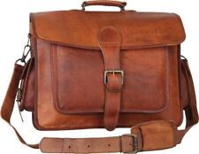 Tasche Leder Aktentasche Kuriertasche Beste Laptop Schulter Herren Umhängetas...
