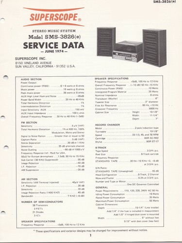 Original service manual - original, ->