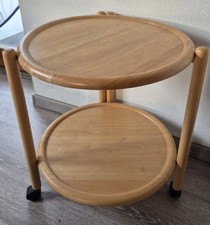 Beistelltisch Holz mit Rollen